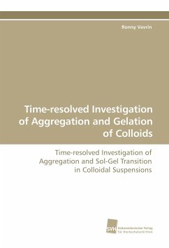 Time-resolved Investigation of Aggregation and Gelation of Colloids - Vavrin, Ronny