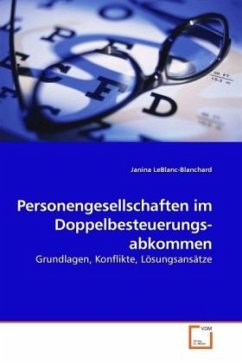 Personengesellschaften im Doppelbesteuerungs- abkommen - LeBlanc-Blanchard, Janina