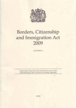 Borders, Citizenship and Immigration ACT 2009: Chapter 11
