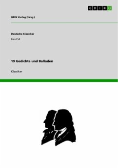 19 Gedichte und Balladen - (Hrsg., GRIN Verlag