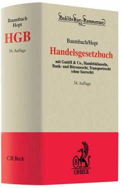 Handelsgesetzbuch : HGB - Begründet von Baumbach, Adolf. Adaptiert vonHopt, Klaus J./Merkt, Hanno