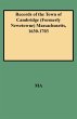 Records of the Town of Cambridge... - Bild 1