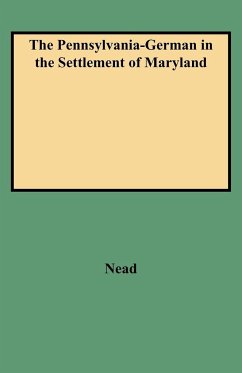 Pennsylvania-German in the Settlement of Maryland