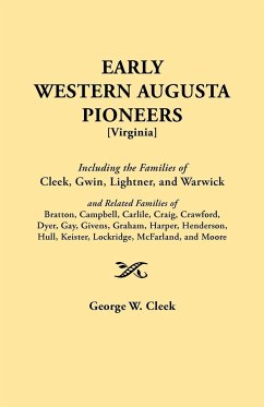 Early Western Augusta Pioneers - Cleek, George Washington