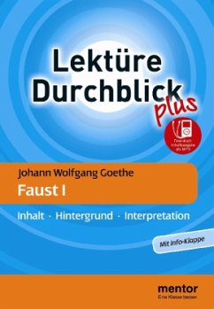Johann Wolfgang Goethe 'Faust I', m. MP3-Download