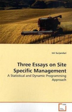 Three Essays on Site Specific Management - Surjandari, Isti