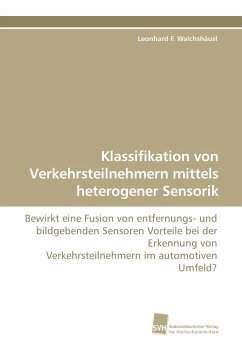 Cover Klassifikation von Verkehrsteilnehmern mittels heterogener Sensorik