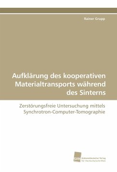 Aufklärung des kooperativen Materialtransports während des Sinterns - Grupp, Rainer