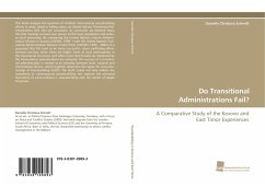 Do Transitional Administrations Fail? - Schmitt, Daniella Christova