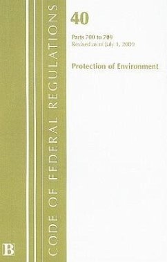 Protection of Environment: Parts 700 to 789