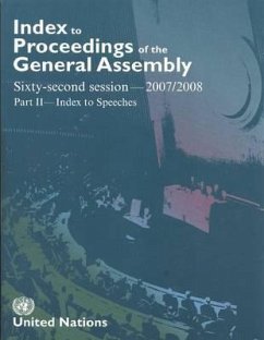 Index to Proceedings of the General Assembly 2007-2008: Index to Speeches
