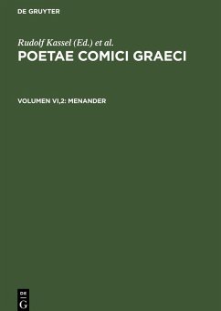 Cover Poetae Comici Graeci, Volumen VI,2, Menander