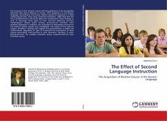 The Effect of Second Language Instruction