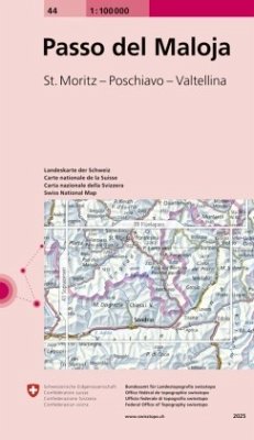 Cover Landeskarte der Schweiz 44 Pass Maloja