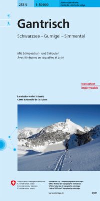 253S Gantrisch Schneesportkarte - Bundesamt für Landestopografie swisstopo