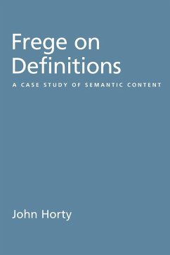 Cover Frege on Definitions