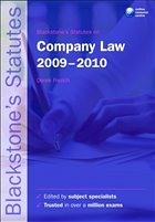 Blackstone's Statutes on Company Law 2009-2010 - French, Derek (ed.)