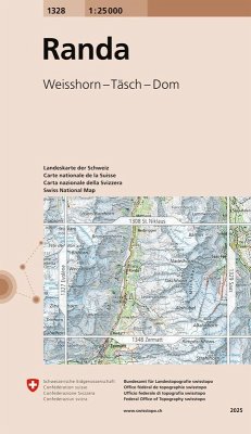 Cover Landeskarte der Schweiz Randa