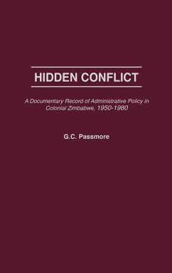 Hidden Conflict - Passmore, Gloria C.; Passmore, G. C.