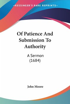 Of Patience And Submission To Authority