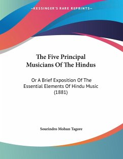 The Five Principal Musicians Of The Hindus - Tagore, Sourindro Mohun