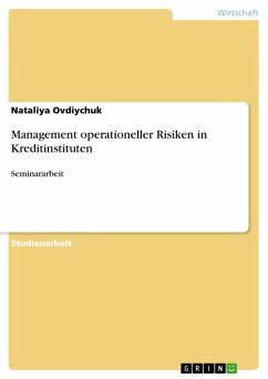 Management operationeller Risiken in Kreditinstituten - Ovdiychuk, Nataliya