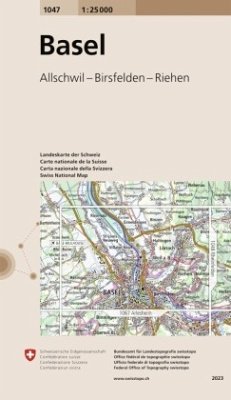 Landeskarte der Schweiz 1047 Basel