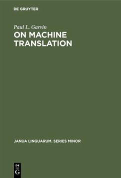 On Machine Translation - Garvin, Paul L.