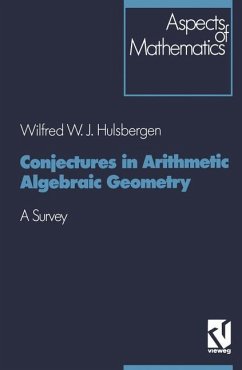 Conjectures in Arithmetic Algebraic Geometry