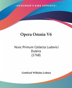 Opera Omnia V6 - Leibniz, Gottfried Wilhelm