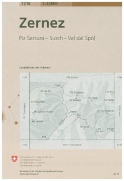 Landeskarte der Schweiz Zernez