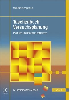 Taschenbuch Versuchsplanung. Produkte und Prozesse optimieren. - Kleppmann, Wilhelm