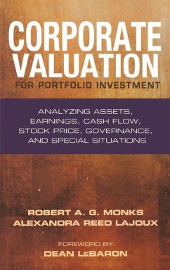 Corporate Valuation for Portfolio Investment - Monks, Robert A. G.; Lajoux, Alexandra Reed