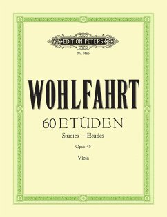 60 Etüden für Violine solo op. 45 - Wohlfahrt, Franz; Spindler, Fritz