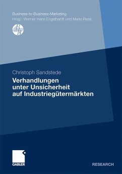 Verhandlungen unter Unsicherheit auf Industriegütermärkten - Sandstede, Christoph