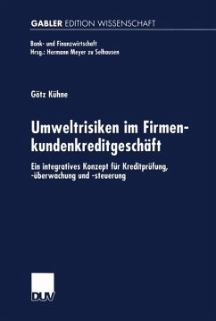 Umweltrisiken im Firmenkundenkreditgeschäft