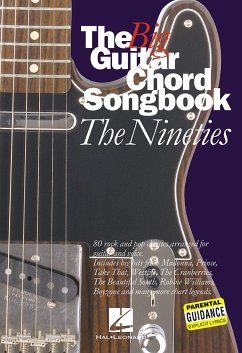 Cover The Big Guitar Chord Songbook The Nineties Lyrics and Chords Book