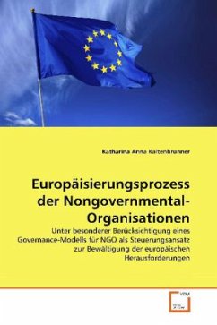 Europäisierungsprozess der Nongovernmental-Organisationen - Kaltenbrunner, Katharina Anna