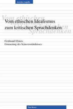 Cover Vom ethischen Idealismus zum kritischen Sprachdenken