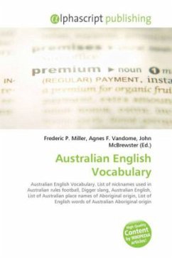 Australian English Vocabulary