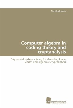 Computer algebra in coding theory and cryptanalysis - Bulygin, Stanislav