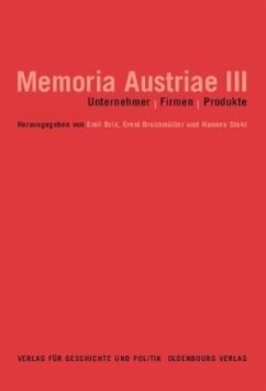 Cover Unternehmer - Firmen - Produkte / Memoria Austriae 3