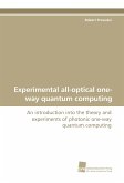 Experimental all-optical one-way quantum computing Experimental all-optical one-way quantum computing