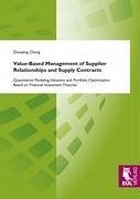 Value-Based Management of Supplier - Cheng, Zhanping