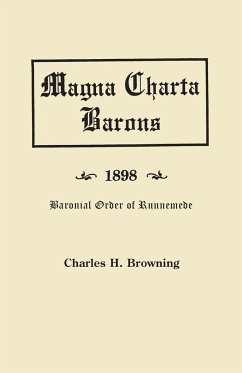 Magna Charta Barons and Their American Descendants [1898]