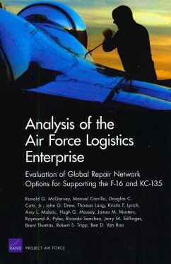 Analysis of Air Force Logistics Enterprise - McGarvey, Ronald G; Carrillo, Manuel; Cato, Douglas C; Drew, John G; Lang, Thomas