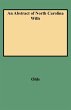 Abstract of North Carolina Wills from... - Bild 1