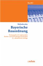 Bayerische Bauordnung - Molodovsky, Paul