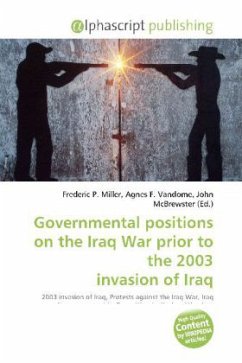 Governmental positions on the Iraq War prior to the 2003 invasion of Iraq