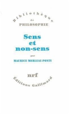 Sens Et Non-Sens - Merleau-Ponty, Maurice